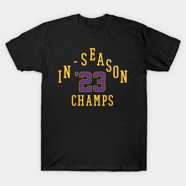 Los Angeles In-Season Tournament Champs T-Shirt by ClarityMacaws